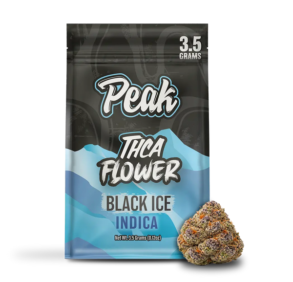 Peak THCA Flower 3.5G - Black Ice (Indica)