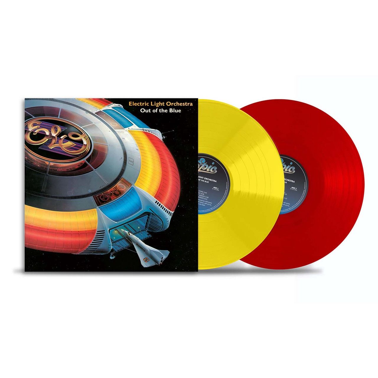 ELO -OUT OF THE BLUE (RED AND YELLOW VINYL)