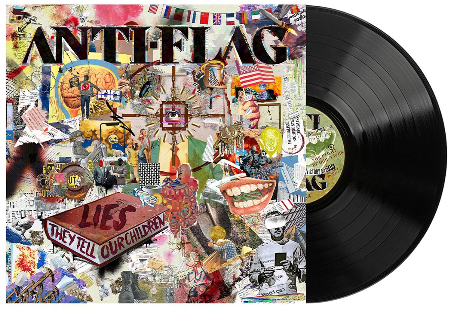 ANTI-FLAG - LIES THEY TELL OUR CHILDRE (VINYL) (12" LP RECORD)