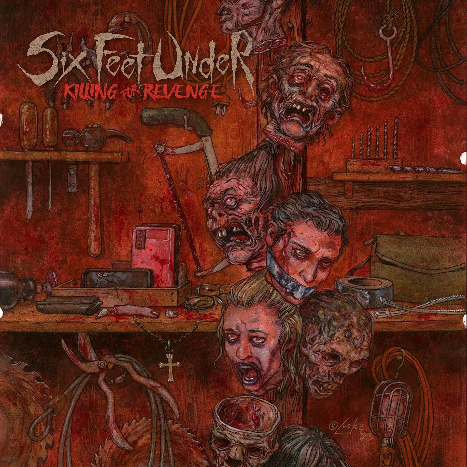 SIX FEET UNDER - KILLING FOR REVENGE (BLOODSHOT VINYL) (VINYL) (12" LP RECORD)