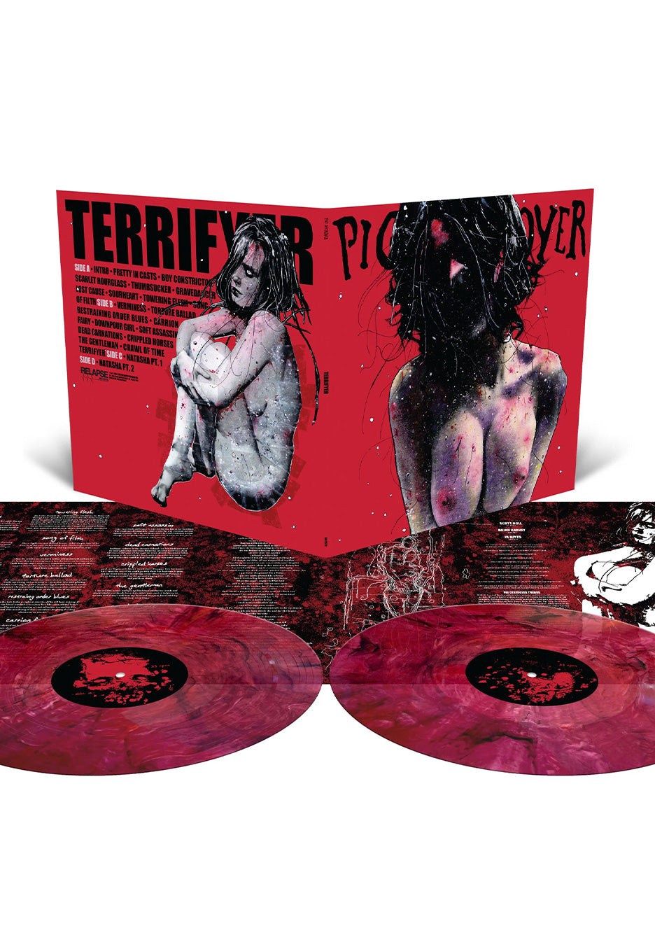 PIG DESTROYER - TERRIFYER (CUSTOM MARBLE ANNIVERSARY EDITION) (VINYL) (12" LP RECORD)