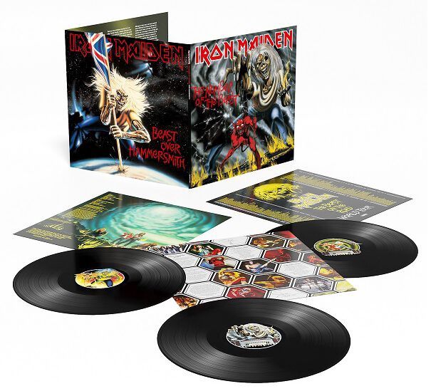 IRON MAIDEN - THE NUMBER OF THE BEAST/BEAST OVER HAMMERSMITH (VINYL) (12&quot; LP RECORD)