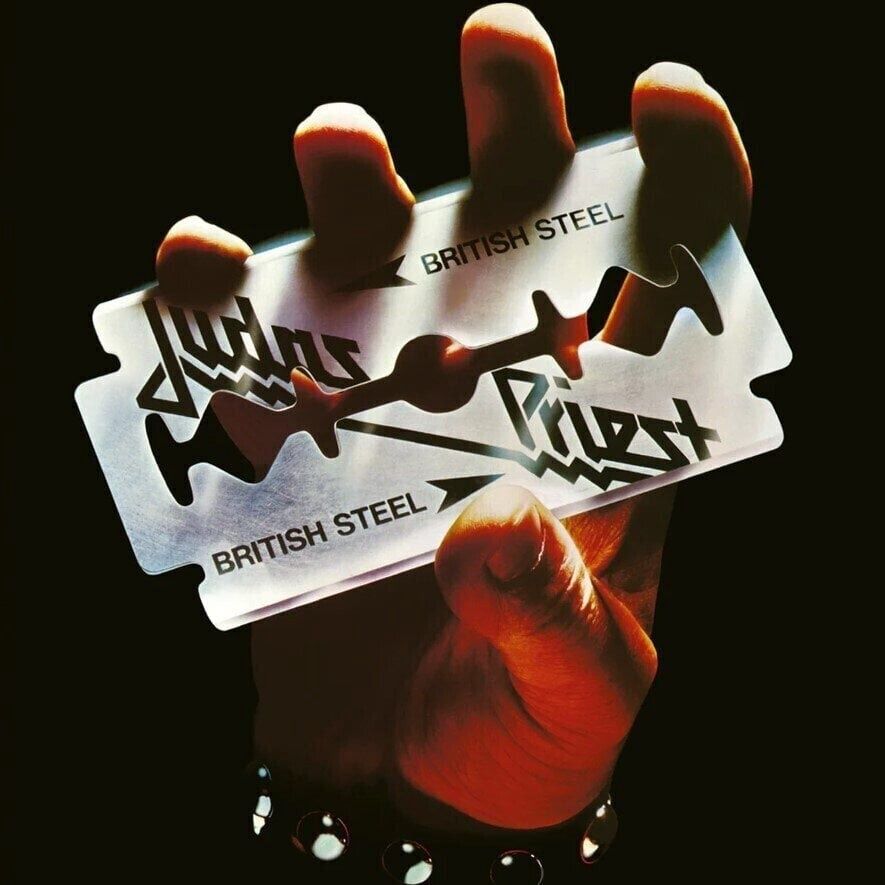 JUDAS PRIEST - BRITISH STEEL (BLACK AND WHITE SPLATTER VINYL) (VINYL) (12" LP RECORD)