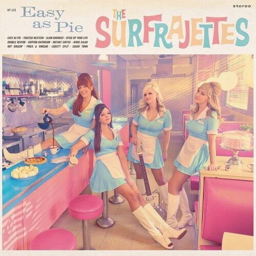 THE SURFRAJETTES - EASY AS PIE (VINYL) (12" LP RECORD)