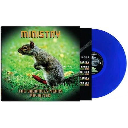MINISTRY - THE SQUIRRELY YEARS REVISITED (LIMITED EDITION TRANSLUCENT BLUE VINYL) (VINYL) (12" LP RECORD)