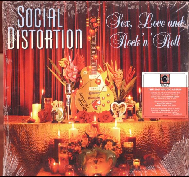 SOCIAL DISTORTION - SEX, LOVE AND ROCK N' ROLL (VINYL) (12" LP RECORD)