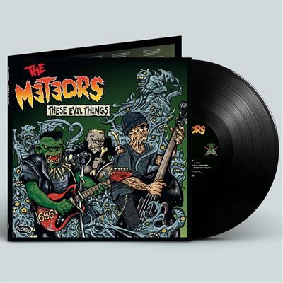 THE METEORS - THESE EVIL THINGS (VINYL) (12" LP RECORD)