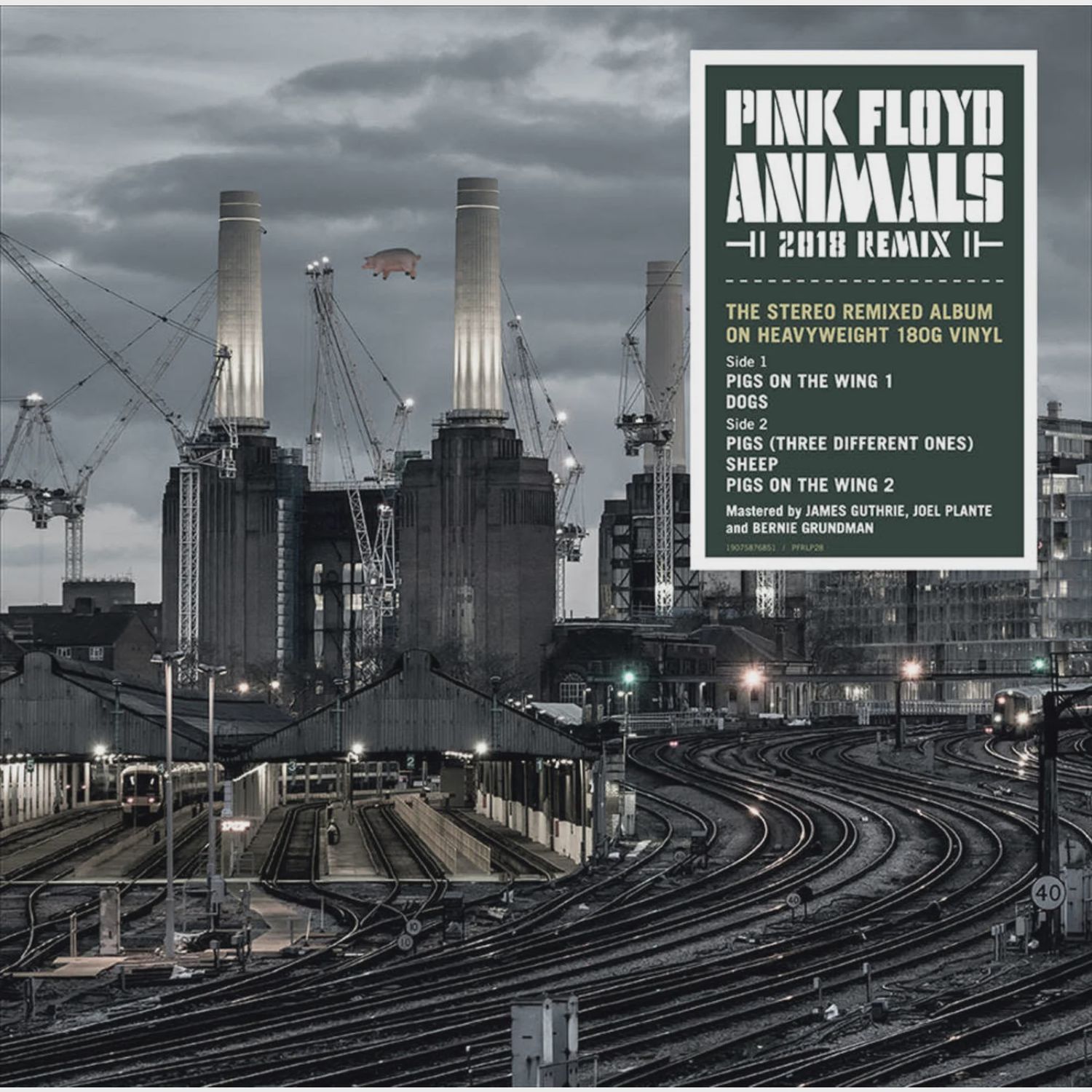 PINK FLOYD - ANIMALS (2018 REMIX) (VINYL) (12" LP RECORD)