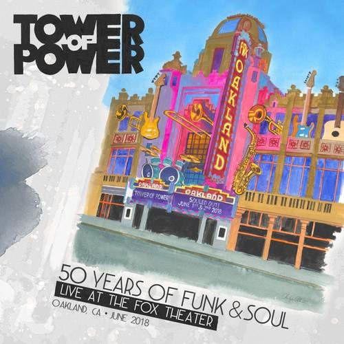TOWER OF POWER - 50 YEARS OF FUNK &amp; SOUL: LIVE AT THE FOX THEATER - OAKLAND, CA - JUNE 2018 (VINYL) (12" LP RECORD)