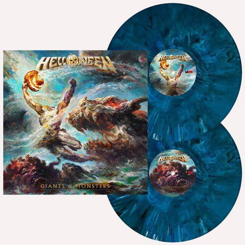 HELLOWEEN - GIANTS &amp; MONSTERS (DEEP OCEAN BLUE MARBLED VINYL) (VINYL) (12" LP RECORD)-2
