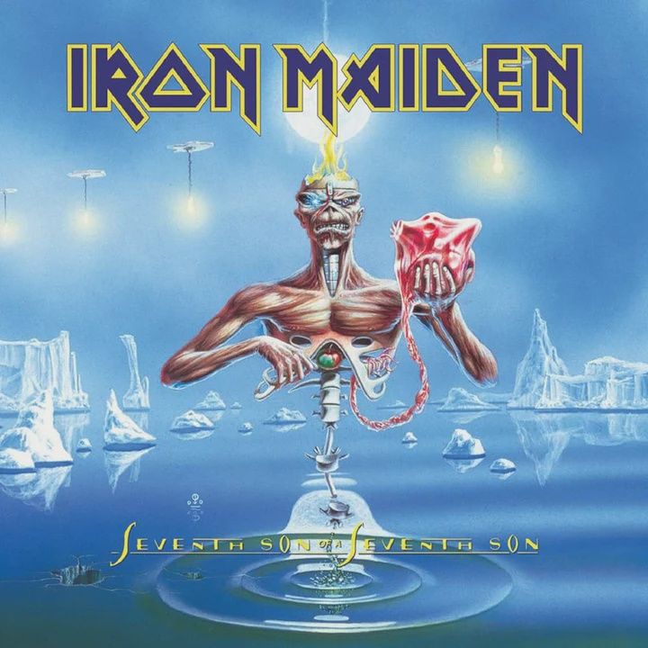 IRON MAIDEN - SEVENTH SON OF A SEVENTH SON - (VINYL) (12" LP RECORD)