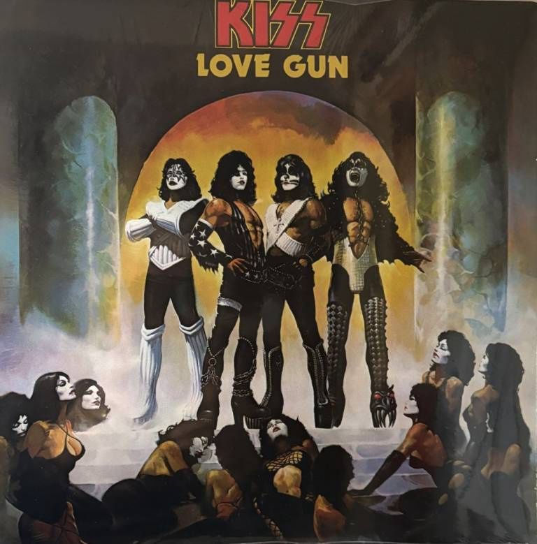 KISS - LOVE GUN - (VINYL) (12" LP RECORD)