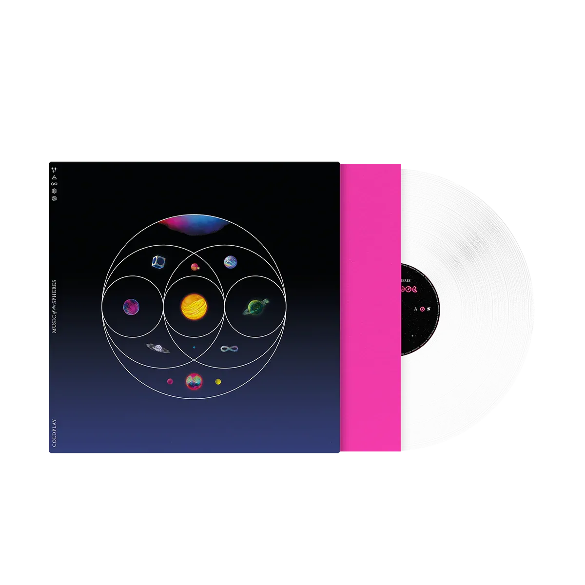 COLDPLAY - MUSIC OF THE SPHERES (CLEAR ECORECORD) - (VINYL) (12" LP RECORD)