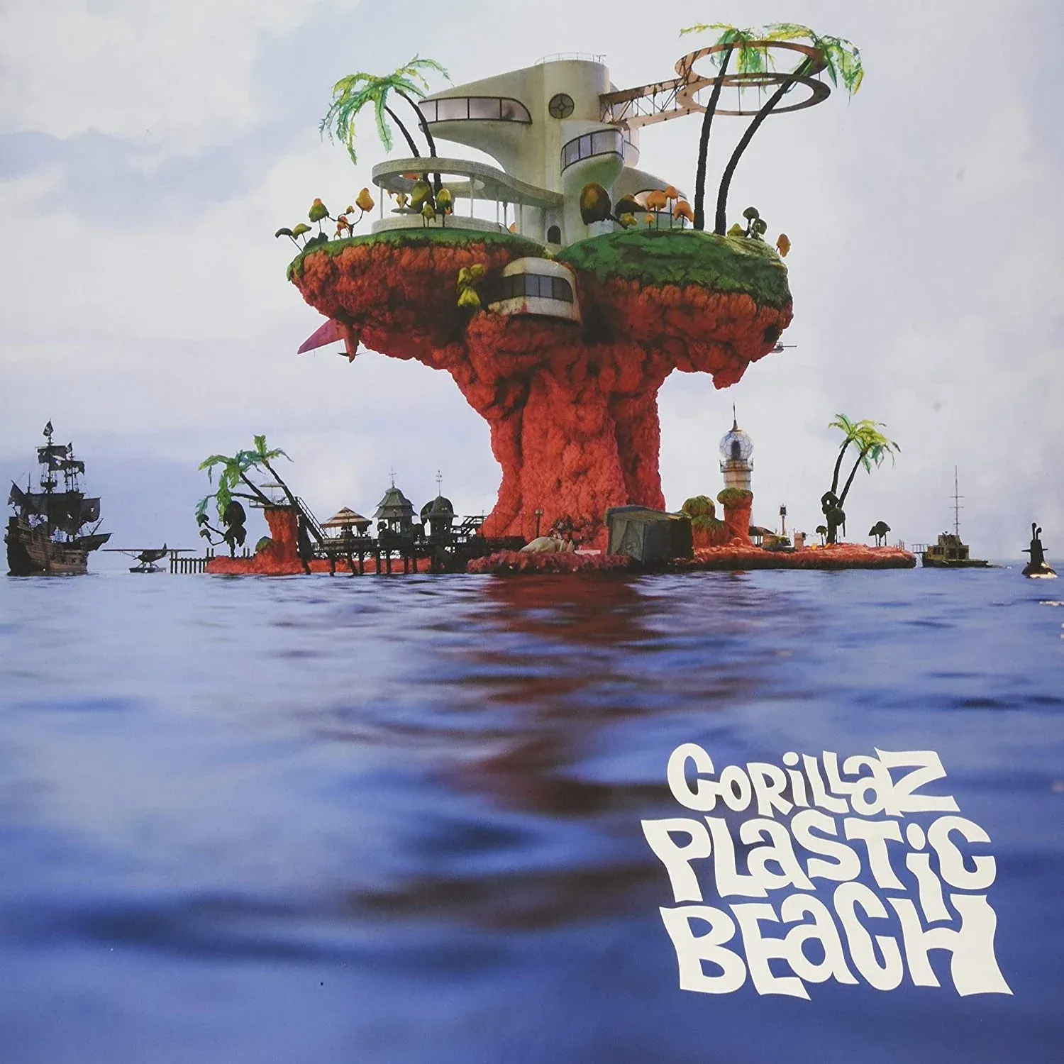 GORILLAZ - PLASTIC BEACH - VINYL - 2LP SE - (VINYL) (12" LP RECORD)