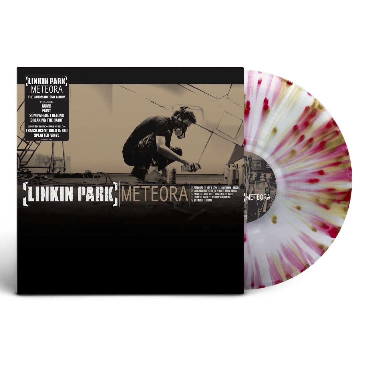 LINKIN PARK - METEORA (TRANSLUCENT GOLD AND RED SPLATTER VINYL) - (VINYL) (12" LP RECORD)