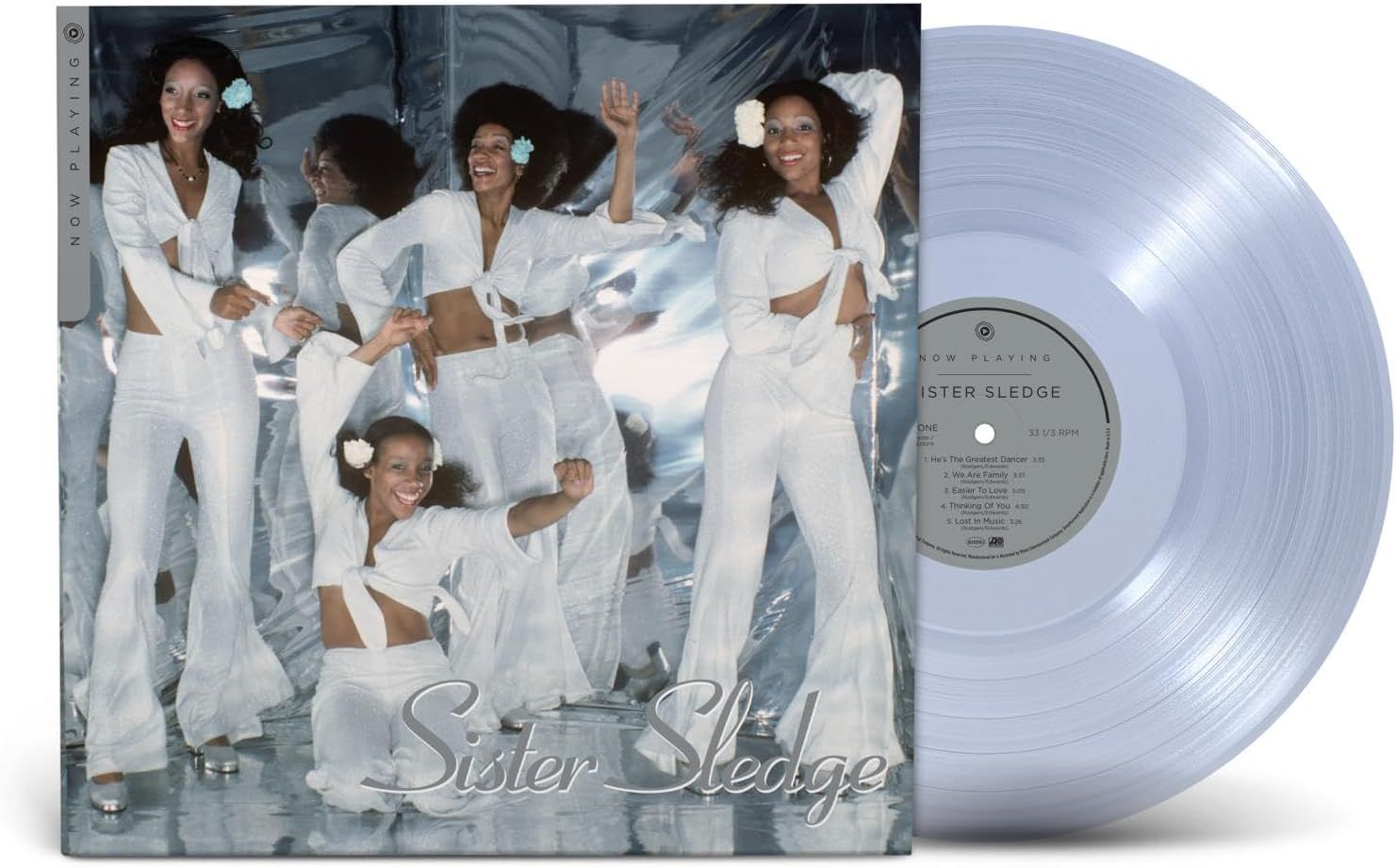 SISTER SLEDGE - NOW PLAYING (CLEAR VINYL) - (VINYL) (12" LP RECORD)