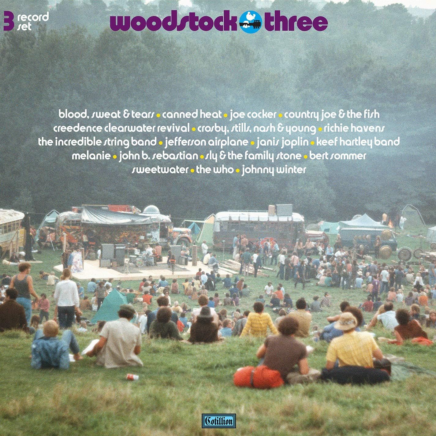 Various Artists - Woodstock Three (3 Lp PURPLE &amp; GOLD VINYL)