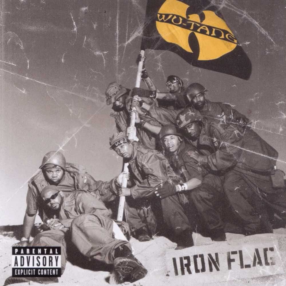 WU-TANG CLAN - IRON FLAG - (VINYL) (12" LP RECORD)