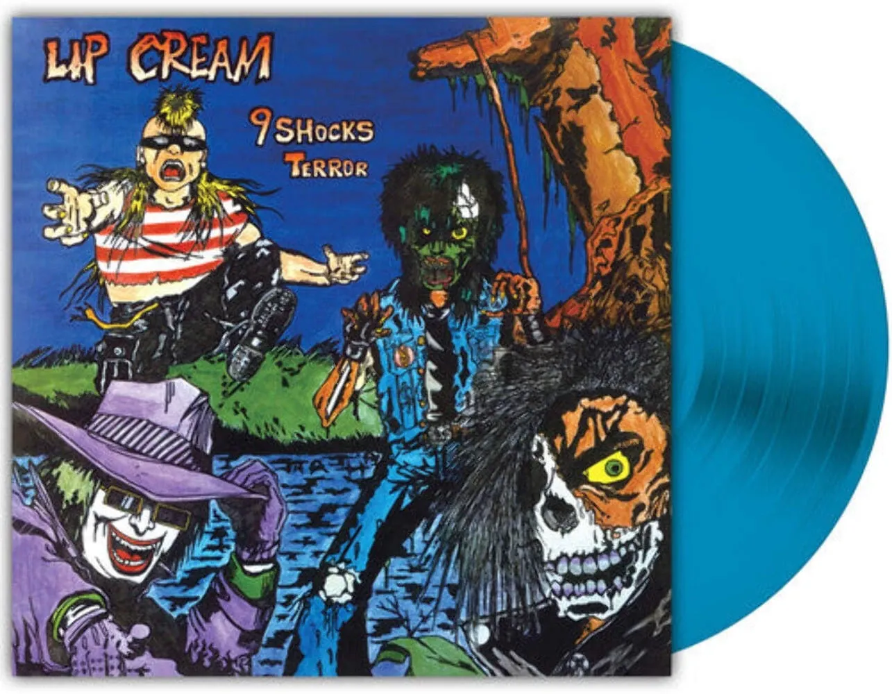 LIP CREAM - 9 SHOCKS TERROR (ROYAL BLUE VINYL)