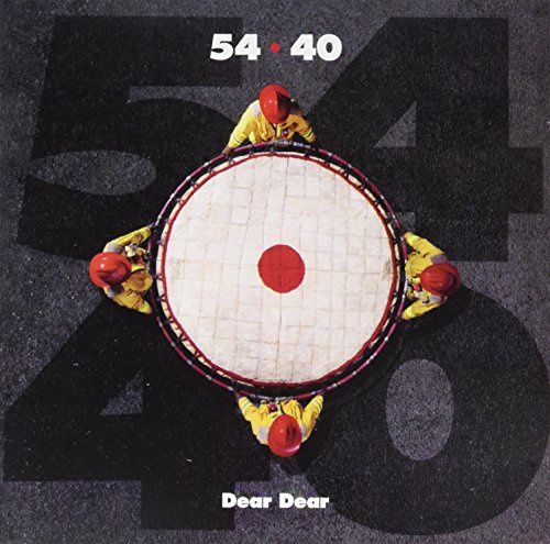 54*40 - DEAR DEAR (TRANSPARENT RED VINYL) - (VINYL LP RECORD)
