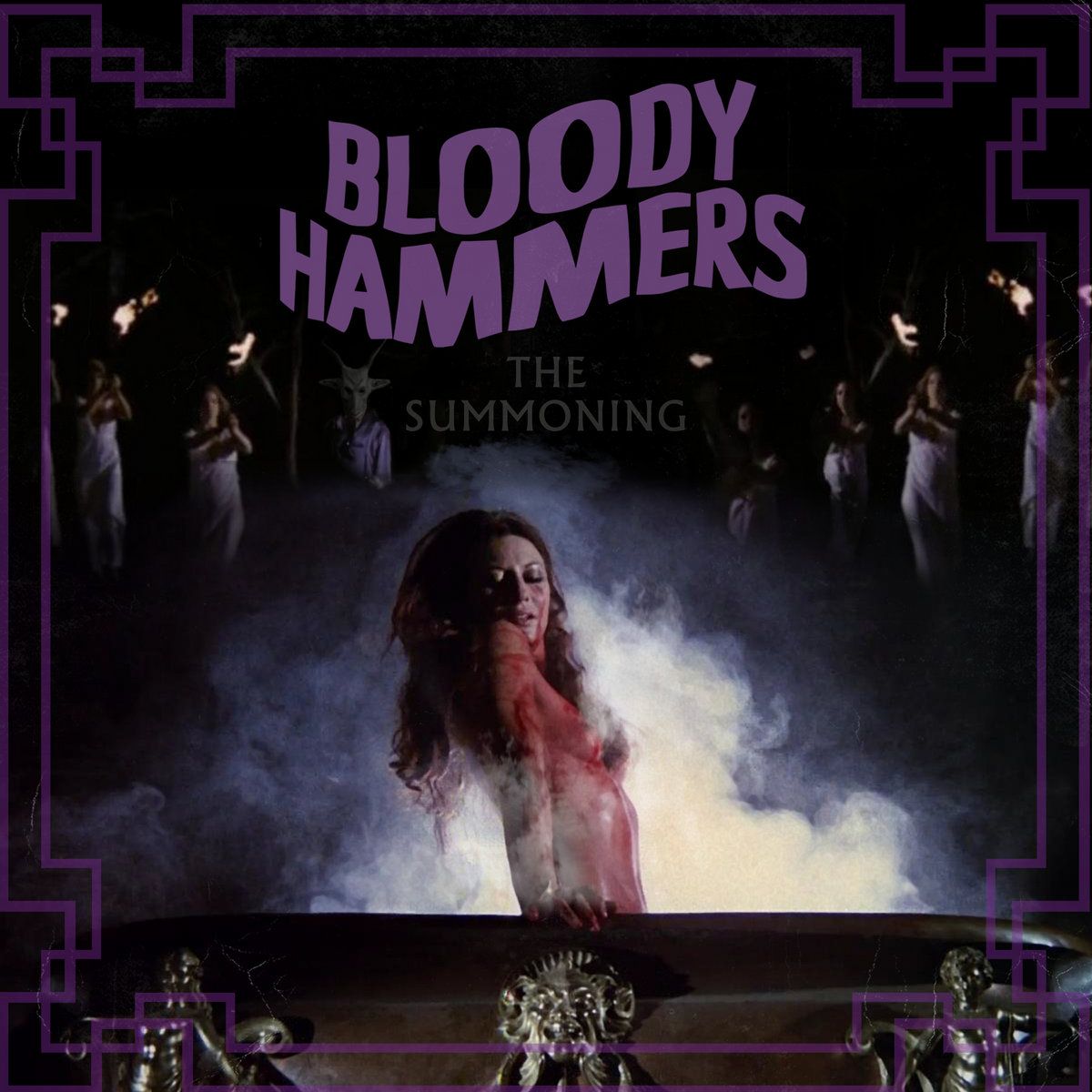 BLOODY HAMMERS - THE SUMMONING - (VINYL LP RECORD)