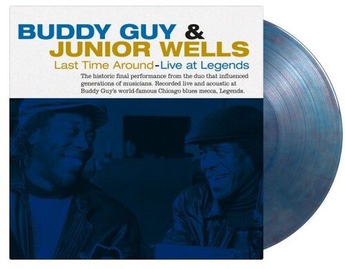 BUDDY GUY &amp; JUNIOR WELLS - LAST TIME AROUND (LIVE) (BLUE &amp; RED MARBLED VINYL) - (VINYL LP RECORD)