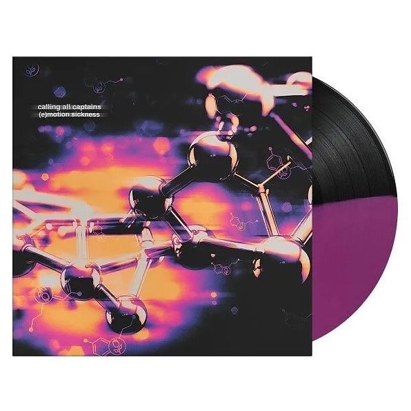 CALLING ALL CAPTAINS - (E)MOTION SICKNESS (HALF BLACK / HALF PURPLE LP) - (VINYL LP RECORD)