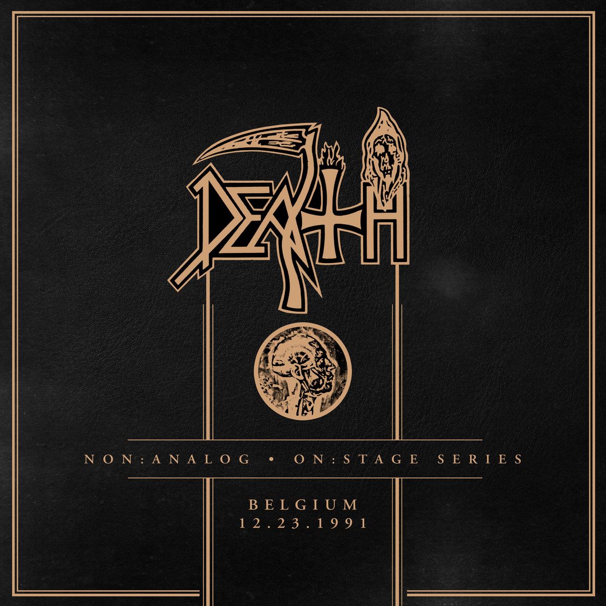 DEATH - NON:ANALOG - ON:STAGE SERIES - BELGIUM 12-23-1991 (BLACK VINYL) - (VINYL LP RECORD)