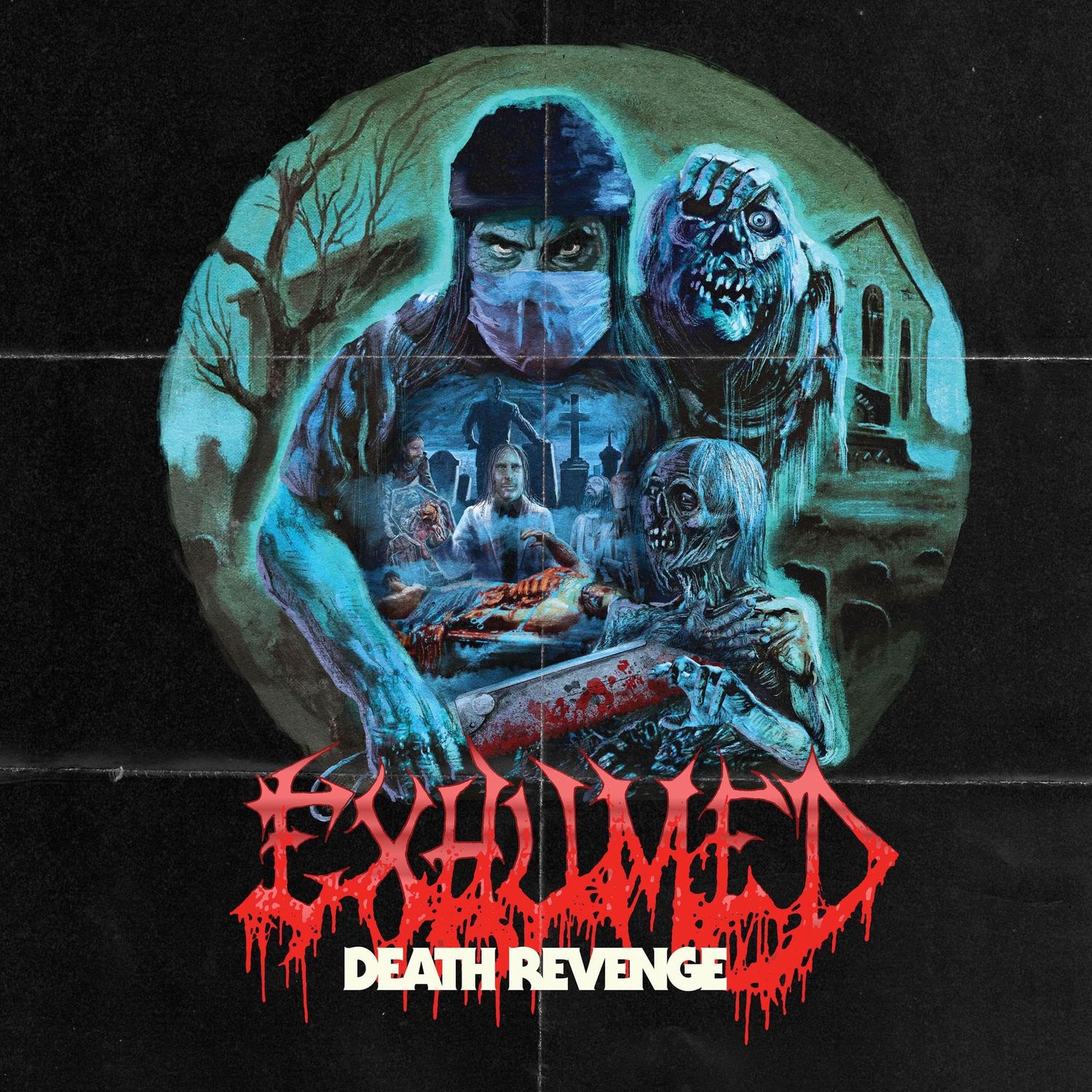 EXHUMED - DEATH REVENGE - (VINYL LP RECORD)