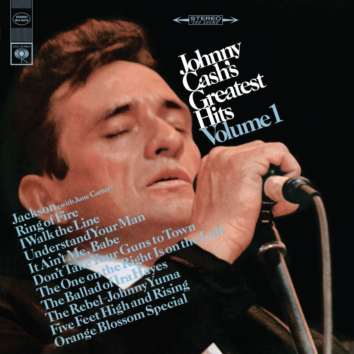 JOHNNY CASH - GREATEST HITS, VOLUME 1 - (VINYL LP RECORD)