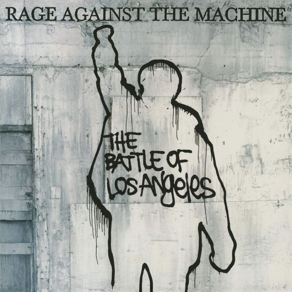 RAGE AGAINST THE MACHINE - THE BATTLE OF LOS ANGELES - (VINYL LP RECORD)