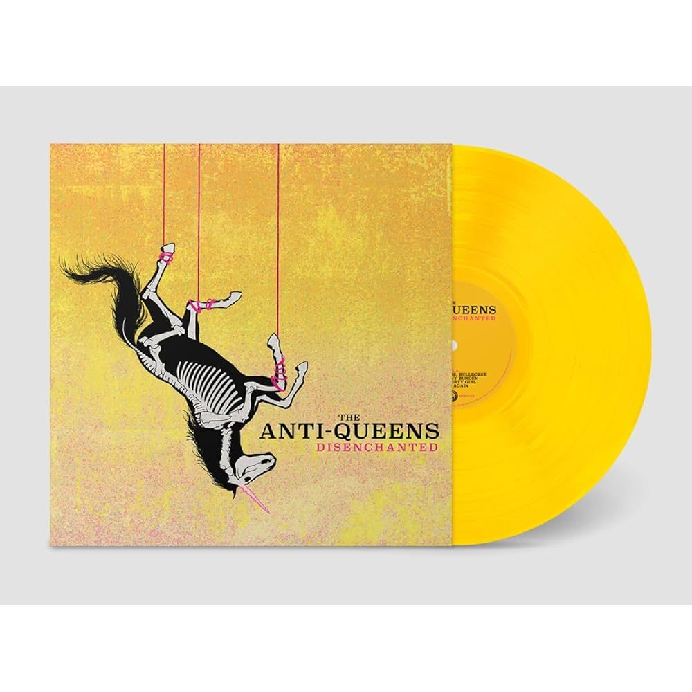 THE ANTI-QUEENS - DISENCHANTED (LIMITED COLOURED VERSION) - (VINYL LP RECORD)