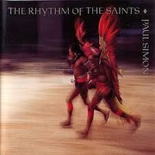 PAUL SIMON - THE RHYTHM OF THE SAINTS - (VINYL LP RECORD)