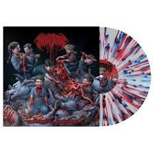 TO THE GRAVE - EVERYONE'S A MURDERER (BLOOD/WHITE/BLUE SPLATTER VINYL) - (VINYL LP RECORD)