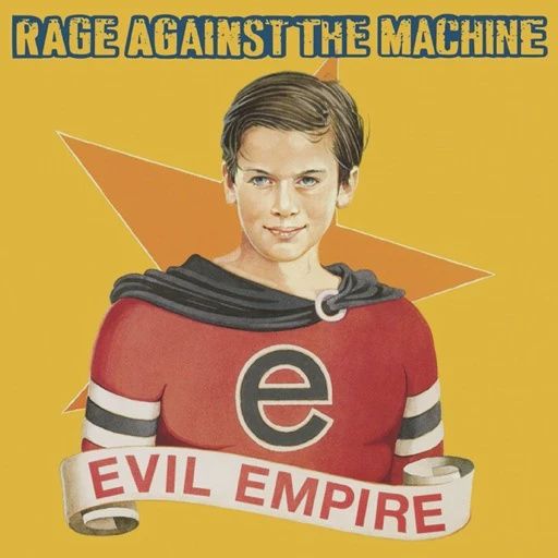 RAGE AGAINST THE MACHINE - EVIL EMPIRE - (VINYL LP RECORD)
