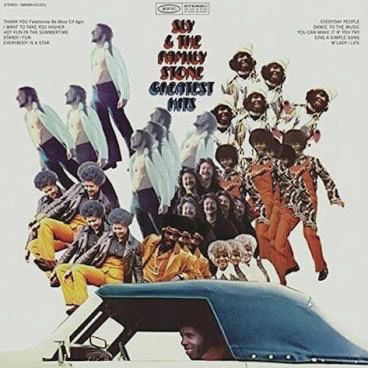 SLY &amp; THE FAMILY STONE - GREATEST HITS (1970) - (VINYL LP RECORD)