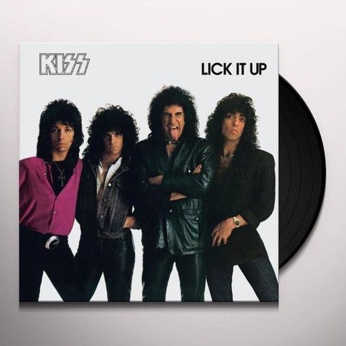KISS - LICK IT UP - (VINYL) (12" LP RECORD)