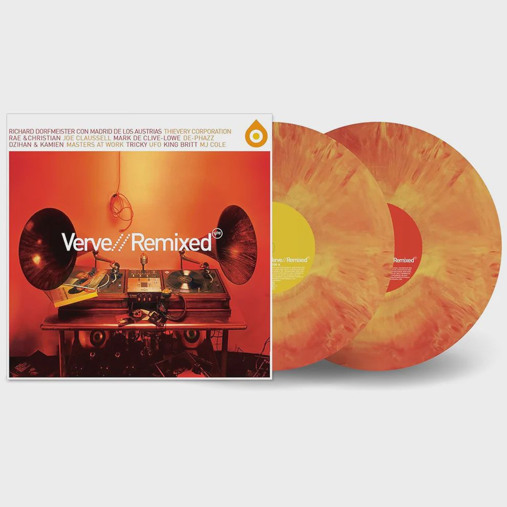 VARIOUS ARTISTS - VERVE // REMIXED (2 LP) (ORANGE AND YELLOW MIXED VINYL)