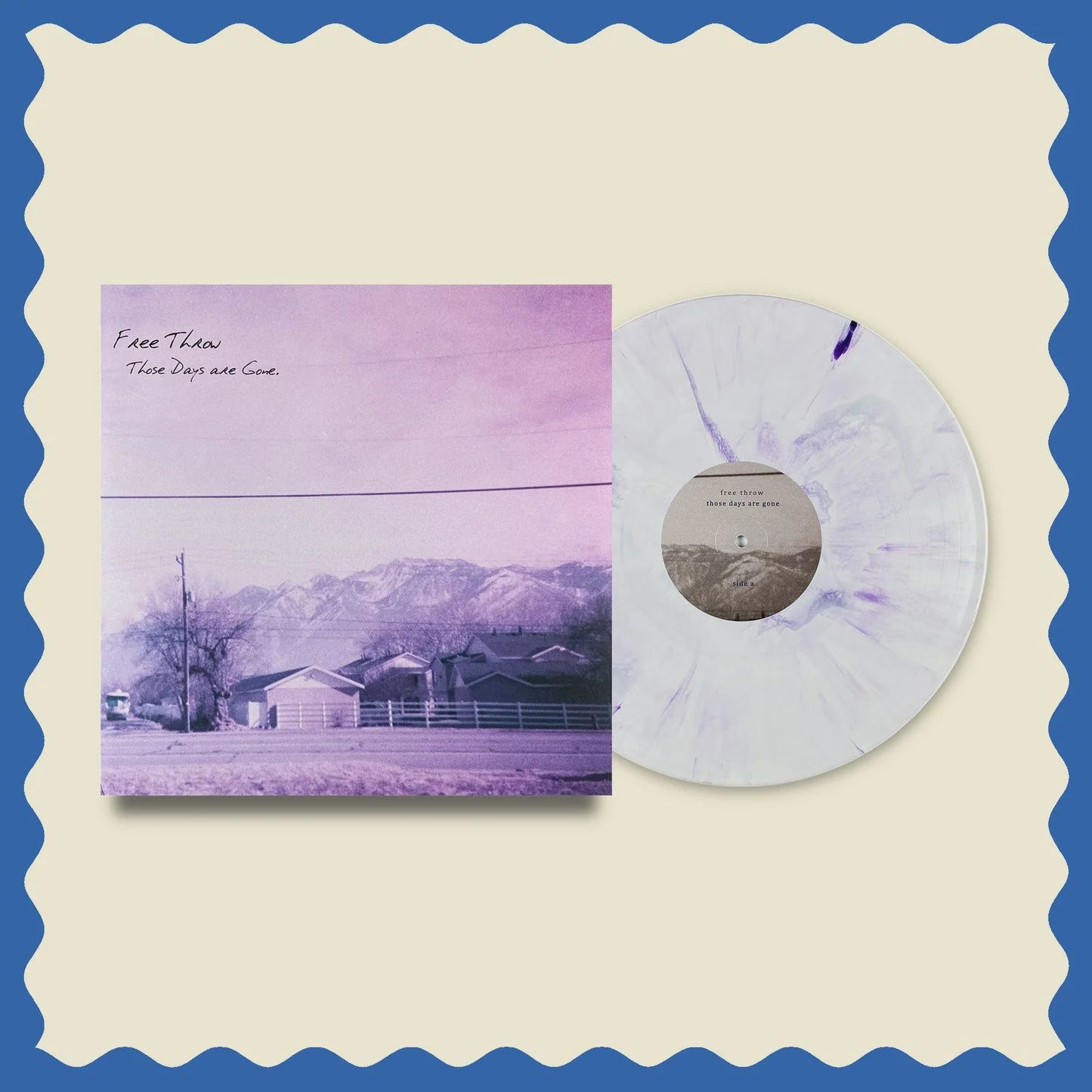 FREE THROW - THOSE DAYS ARE GONE (FUN DIP COLOURED VINYL)