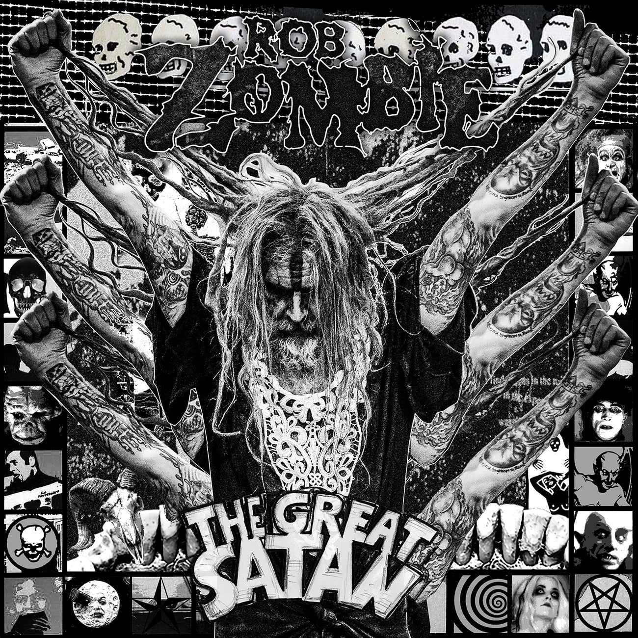 ROB ZOMBIE - THE GREAT SATAN (LIMITED EDITION INDIE EXCLUSVE) (BLACK&amp;WHITE SWIRL VINYL) (INCL 28-PAGE BOOKLET)