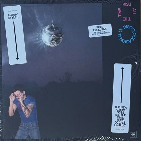 HARRY STYLES - KISS ALL THE TIME. DISCO, OCCASIONALLY. (Indie Exclusive Black Vinyl LP + Poster)