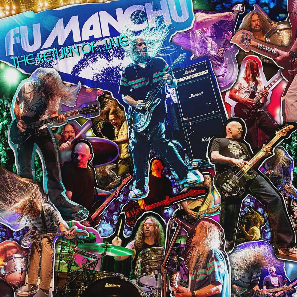 FU MANCHU - RETURN OF...LIVE (WHITE W/ BLUE, PURPLE &amp; ORANGE SPLATTER VINYL)