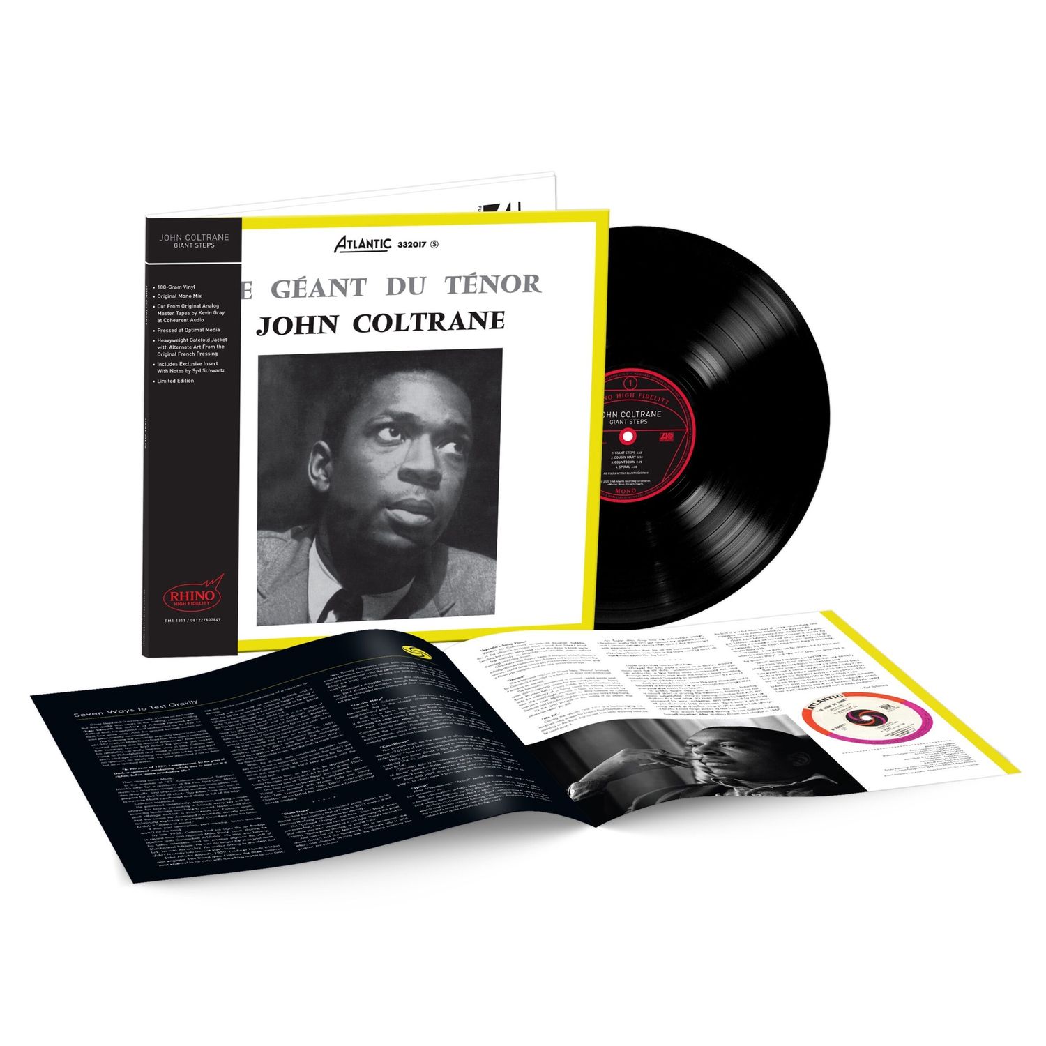 COLTRANE, JOHN - GIANT STEPS (LIMITED 180G-MONO EDITION)