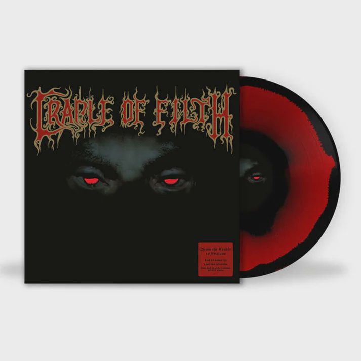 CRADLE OF FILTH - FROM THE CRADLE TO ENSLAVE EP (REISSUE) - 12'' - RED &amp; BLACK CORONA COLOURED VINYL