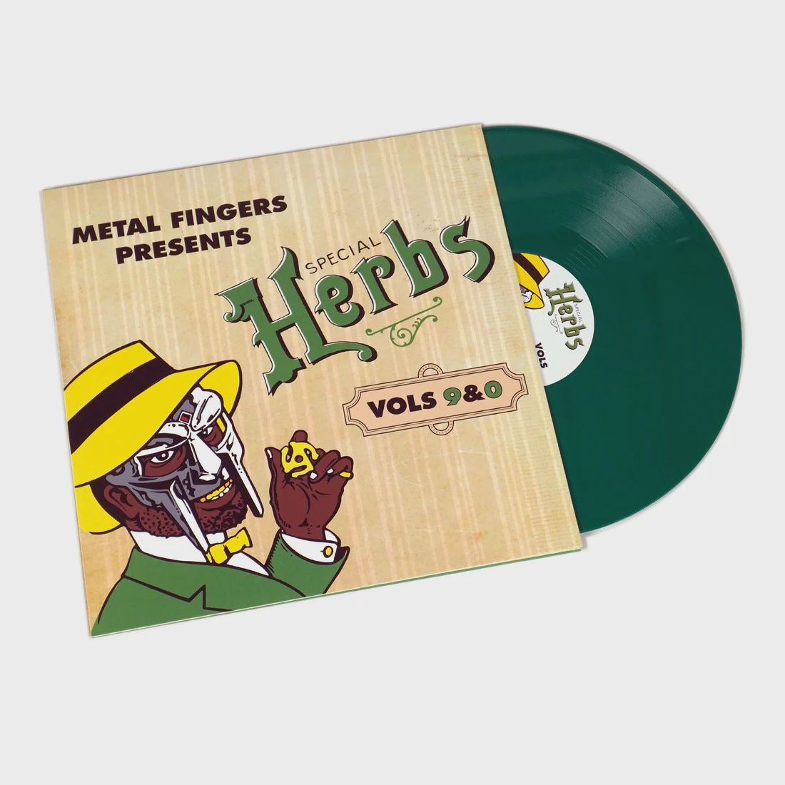 MF DOOM - METAL FINGERS PRESENTS: SPECIAL HERBS VOL. 9 &amp; 0 (2LP-EVERGREEN VINYL)
