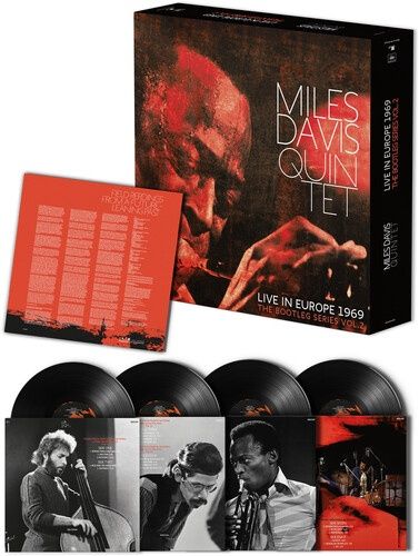 MILES DAVIS QUINTET - LIVE IN EUROPE 1969 (THE BOOTLEG SERIES VOL. 2) (4-LP + INSERT WITH LINER NOTES)