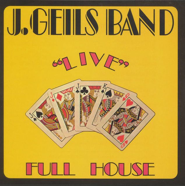 J. GEILS BAND - "LIVE" FULL HOUSE (RHINO HIGH FIDELITY) (NEW VINYL)