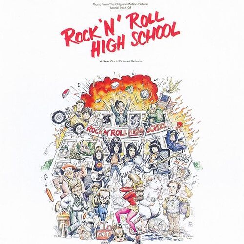 VARIOUS ROCK 'N' ROLL HIGH SCHOOL OST (LIMITED EDITION FIRE COLOURED VINYL)
