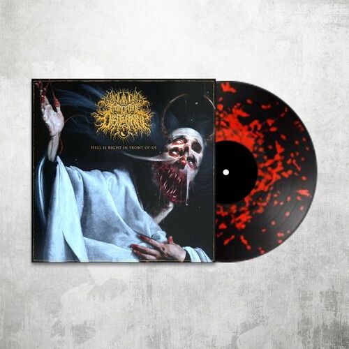 IMMORTAL DISFIGUREMENT - HELL IS RIGHT IN FRONT OF US (BLACK WITH RED SPLATTER VINYL)