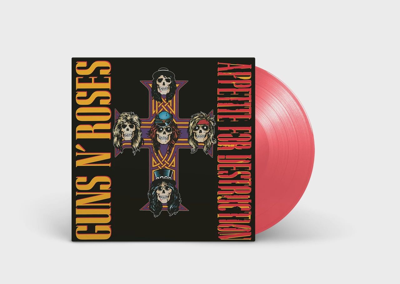 GUNS N' ROSES - APPETITE FOR DESTRUCTION (RED TRANSLUSCENT VINYL)